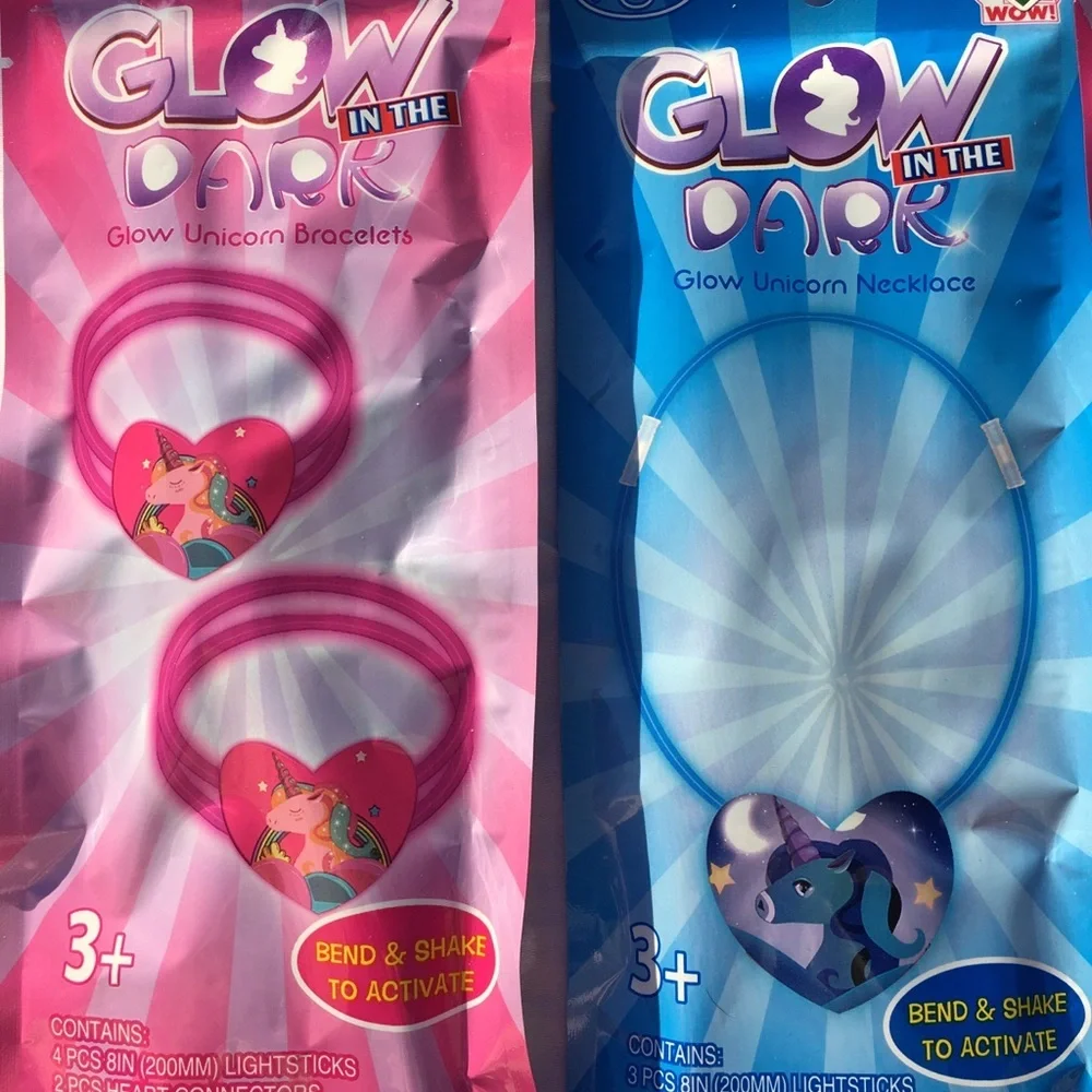 JEWERLY Unicorn GLOWS, water bottle & purse